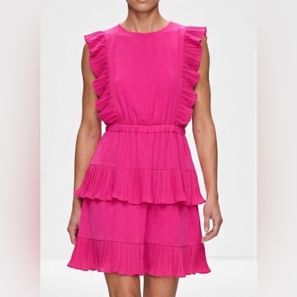 Jess Lea Dresses & Skirts - Pink‎ Tiered Ruffled Sundress for Wedding Guests